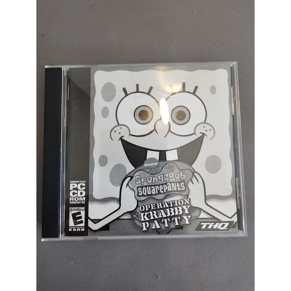 SpongeBob SquarePants: Operation Krabby Patty (PC, 2001) Game tested working